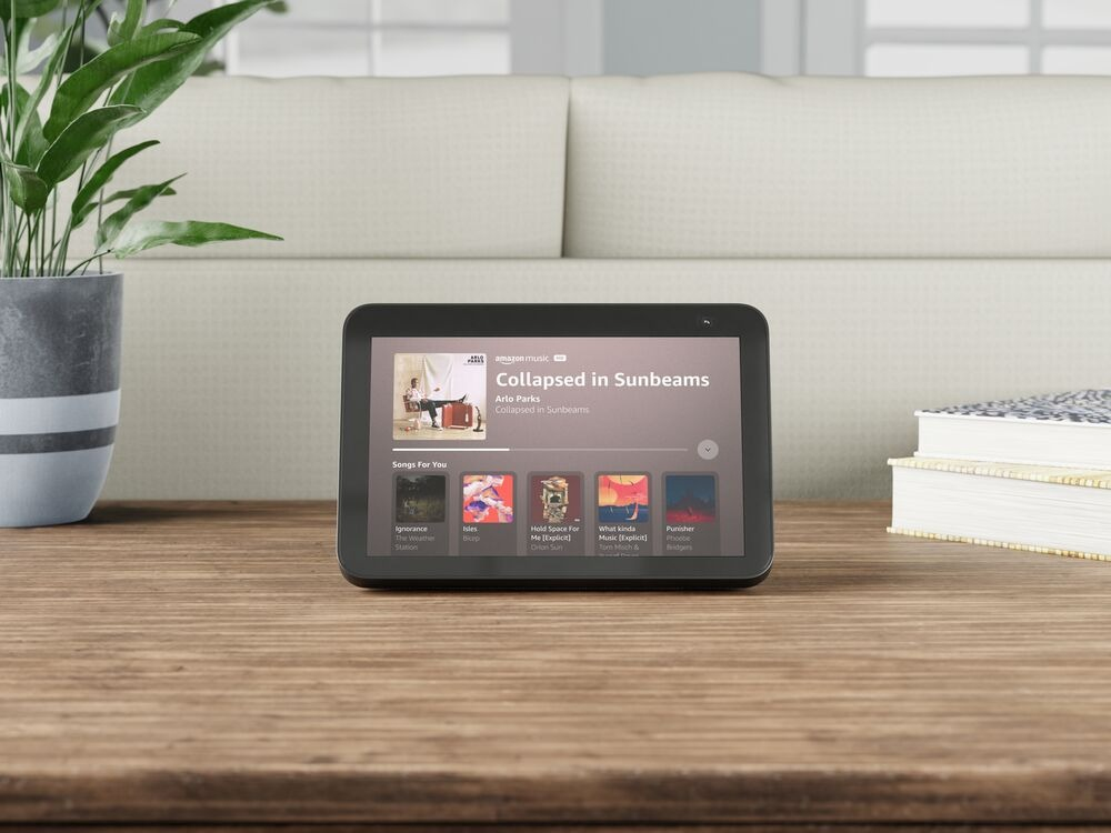 Asistente Virtual Amazon Echo Show 8 2nd Gen Hd Con Alexa Color Charcoal