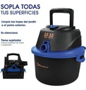 Aspiradora Koblenz Seco-mojado Wd-2.5 Ma Función 3 En 1 Aspira Líquidos Y Expulsa Aire 2.5 Hp 2.5 Gal Para Autos Camionetas Y Hogares 110v Color Negro