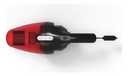 Aspiradora Portátil De Mano Koblenz Hv-12 Kg4 Para Auto Y Coche, Cable De 3m Con Entrada De 12v De Auto, Sin Bolsa Con Filtro De Tela, Color Rojo