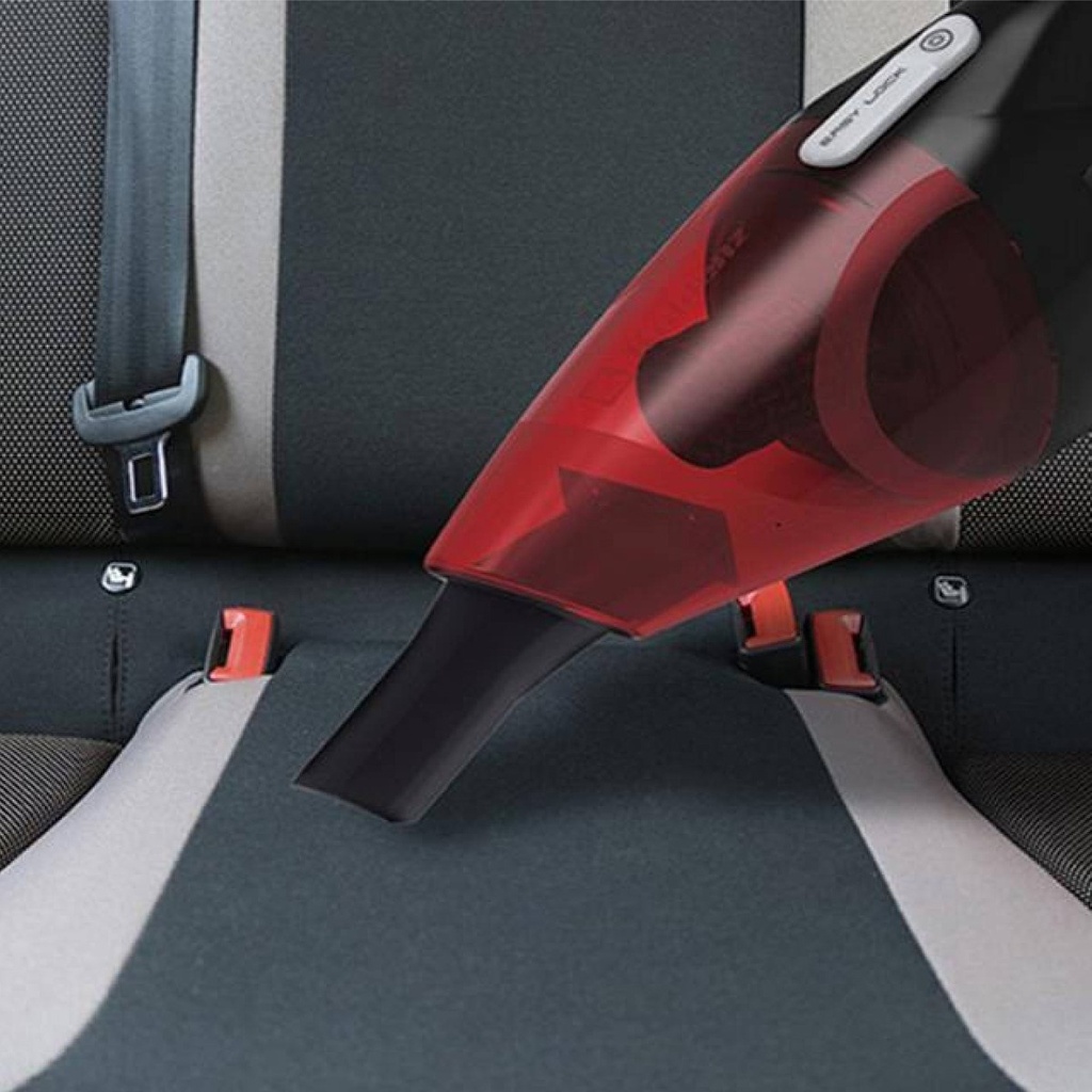 Aspiradora Portátil De Mano Koblenz Hv-12 Kg4 Para Auto Y Coche, Cable De 3m Con Entrada De 12v De Auto, Sin Bolsa Con Filtro De Tela, Color Rojo