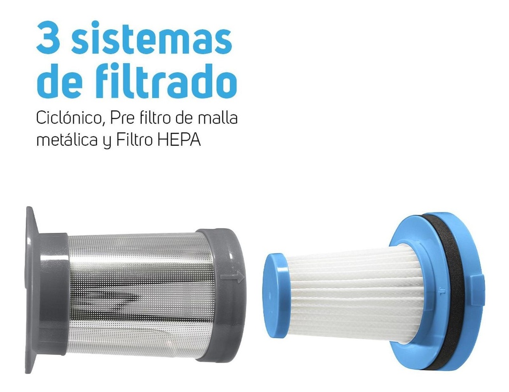 Aspiradora Vertical 3 En 1 , Taurus Liberty, Ultra Ligera Color Azul