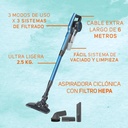 Aspiradora Vertical 3 En 1 , Taurus Liberty, Ultra Ligera Color Azul