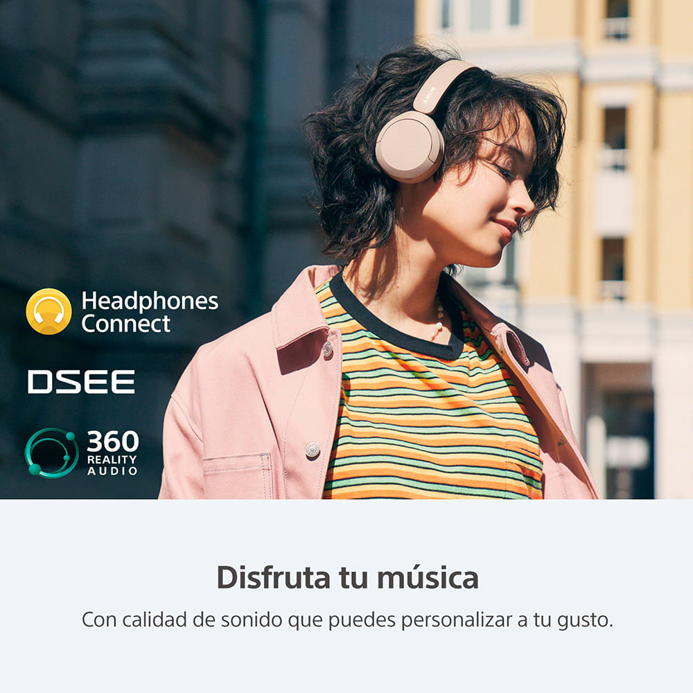 Audífonos Inalámbricos Sony Wh-ch520, Color Azul