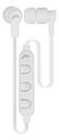 Audífonos Mitzu Sport Mh-9220wh Con Cable Plano Y Manos Lib Color Blanco
