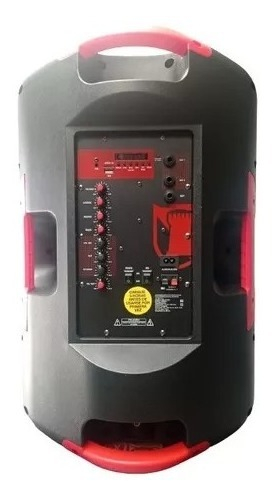 Bafle Kaiser Msa-7515mx 15\ Recargable Bt, Altavoz, Negro