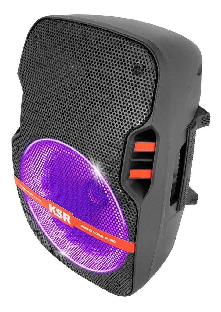 Bafle Profesional Recargable 8 Kaiser Ksw-5008 Color Negro