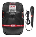 Bafle Profesional Recargable 8 Kaiser Ksw-5008 Color Negro