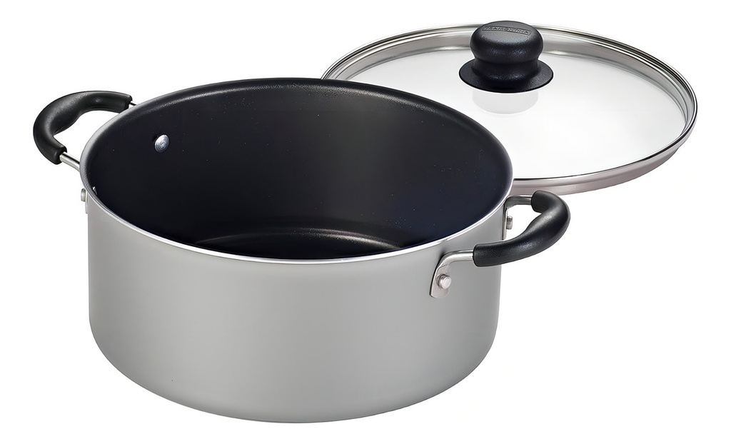 Bateria De Cocina En Aluminio Con Utensilios 80143/035 Color Gris