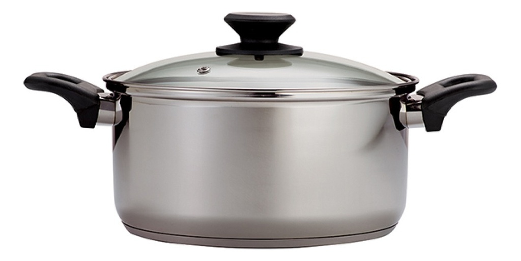 Batería De Cocina Acero Inox. Tramontina Primaware 10 Piezas Color Plateado