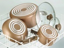 Batería De Cocina Completa Color Bronce 14 Piezas Excite T-fal B036se64