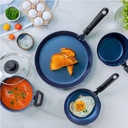 Batería De Cocina Ekco 58524 One 7 Pzas Color Azul