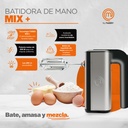 Batidora De Mano Turbo Mix+ Acero Masterchef Color Plateado