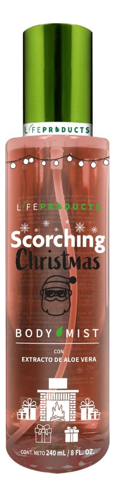 Body Mist Scorching Christmas Con Aloe Vera By Life Products