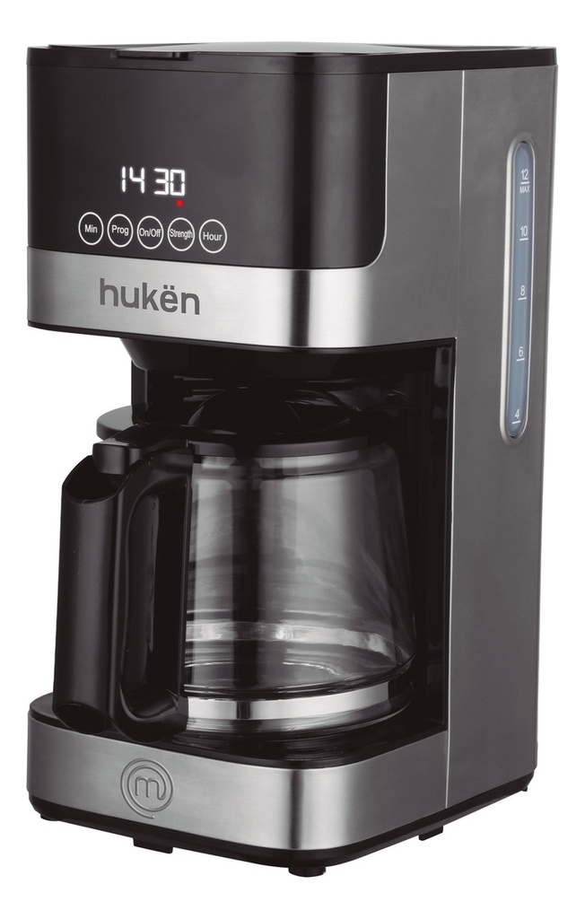 Cafetera 12 Tazas Programable Masterchef Smart-brew Masterchef By Hukën