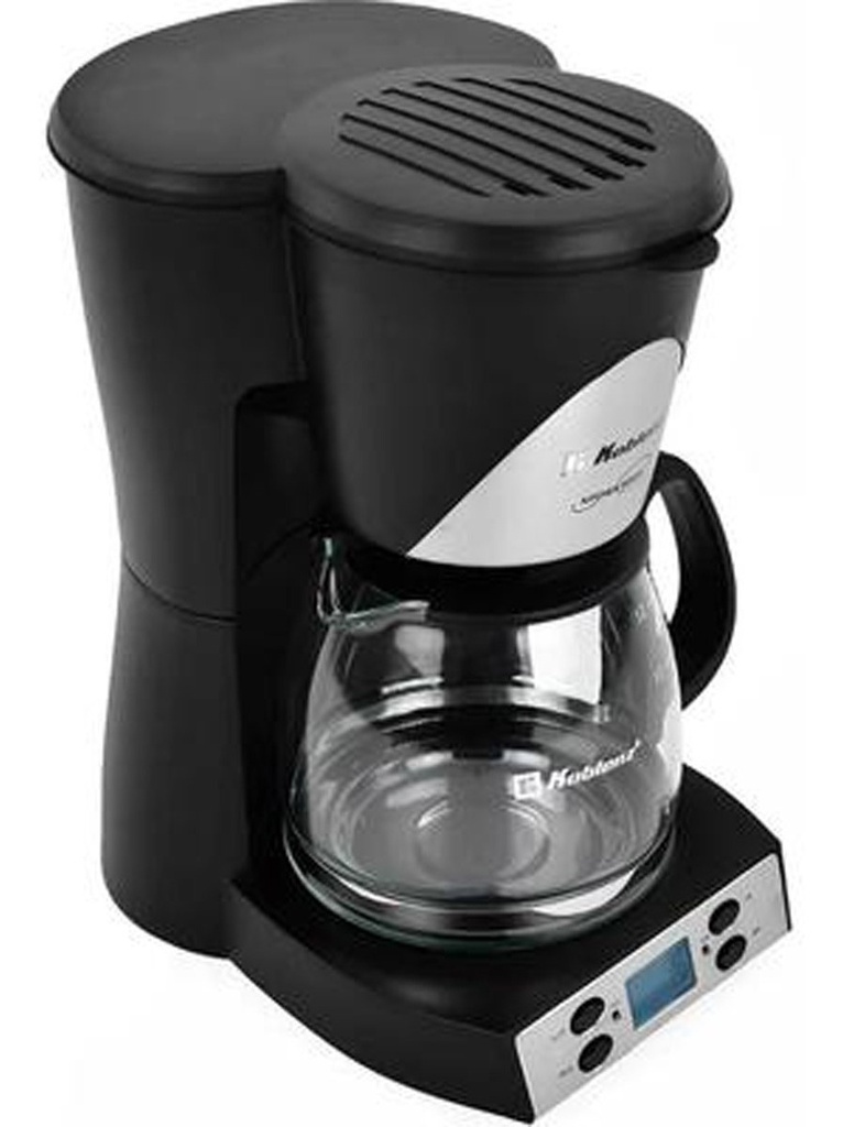 Cafetera Programable Koblenz® 12 Tazas, Filtro Lavable Negro