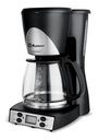 Cafetera Programable Koblenz® 12 Tazas, Filtro Lavable Negro