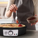 Crepera Eléctrica Nonstick+ Premium Negro/gris Masterchef Color Negro