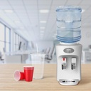 Dispensador De Agua Mabe Emm2pb Enfriador 2 Llaves Blanco 127v Electrico Despachador Porta Garrafon 19l Fria Caliente
