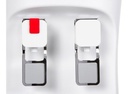 Dispensador De Agua Mabe Emm2pb Enfriador 2 Llaves Blanco 127v Electrico Despachador Porta Garrafon 19l Fria Caliente