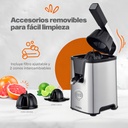 Exprimidor Eléctrico De Cítricos Masterchef Color Acero Frecuencia 60 Hz