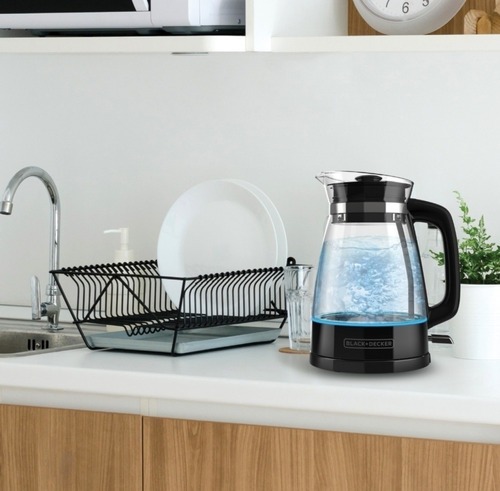 Hervidor Artesanal Black+decker Ke7000b-la Capacidad De 1.7l