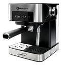 Koblenz Ckm-750 Ein Cafetera Espresso De 20 Bares De Presión 850w, Prepara 2 Tazas Por Ciclo Con Sistema De Espuma, Color Negro/inox 120v