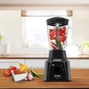 Licuadora De 2 Velocidades Powermix Negra Con Vaso De Vidrio De 1.25 L, 550 W,t-fal Ln2838mx