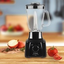 Licuadora De 2 Velocidades Powermix Negra Con Vaso De Vidrio De 1.25 L, 550 W,t-fal Ln2838mx