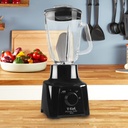 Licuadora De 2 Velocidades Powermix Negra Con Vaso De Vidrio De 1.25 L, 550 W,t-fal Ln2838mx