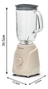 Licuadora Menina Glass Eco Taurus 1.25 L 50% Biomasa Color Beige