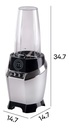 Licuadora Y Procesador Nutri-blender Max 1000w Masterchef Color Plateado
