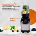Licuadora Y Procesador Nutri-blender Max 1000w Masterchef Color Plateado