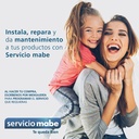 Mabe Heladera Con Freezer Rmf0411pym Color Blanco Con Capacidad De 93l 115v