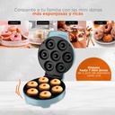 Maquina De Mini Donas 7donuts Azul 120v Masterchef By Hukën Color Celeste