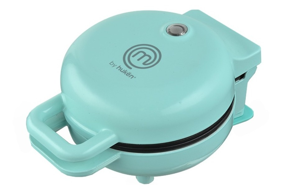 Mini Waflera Masterchef 1 Rebanada Luz Indicadora Mini Heat+ Color Azul