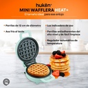 Mini Waflera Masterchef 1 Rebanada Luz Indicadora Mini Heat+ Color Azul