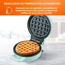Mini Waflera Masterchef 1 Rebanada Luz Indicadora Mini Heat+ Color Azul