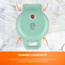 Mini Waflera Masterchef 1 Rebanada Luz Indicadora Mini Heat+ Color Azul