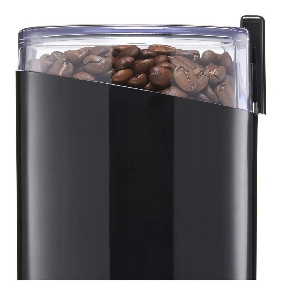 Molinillo De Café Y Especias Eléctrico Fast Touch Negro, 2 Cuchillas De Acero, Krups F2034251