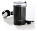 Molinillo De Café Y Especias Eléctrico Fast Touch Negro, 2 Cuchillas De Acero, Krups F2034251