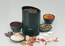 Molinillo De Café Y Especias Eléctrico Fast Touch Negro, 2 Cuchillas De Acero, Krups F2034251