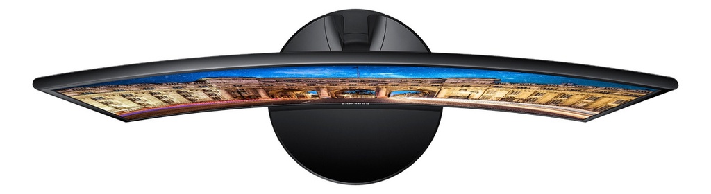 Monitor Samsung 24  Curved Monitor Con Experiencia Inmersiva Color Black High Glossy