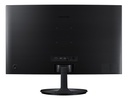 Monitor Samsung 24  Curved Monitor Con Experiencia Inmersiva Color Black High Glossy