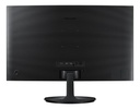 Monitor Samsung 24  Curved Monitor Con Experiencia Inmersiva Color Black High Glossy