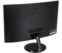 Monitor Samsung 24  Curved Monitor Con Experiencia Inmersiva Color Black High Glossy