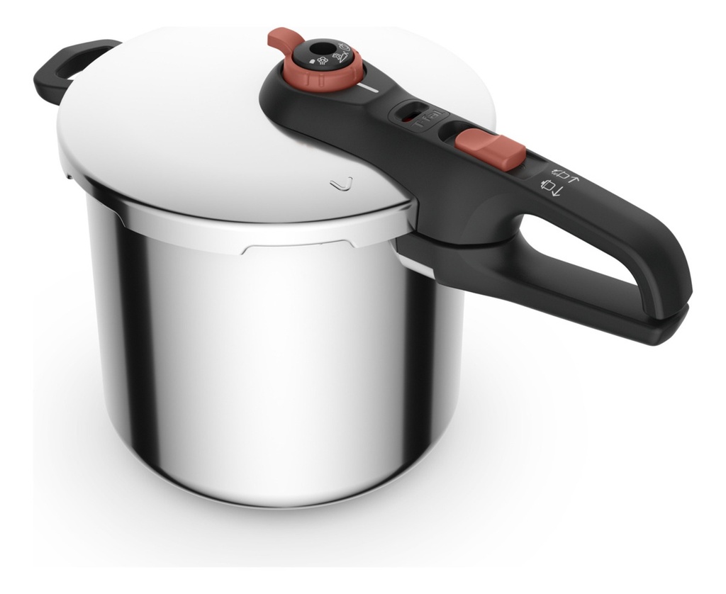 Olla Tefal Express 8 Litros Acero Inoxidable Color Plateado