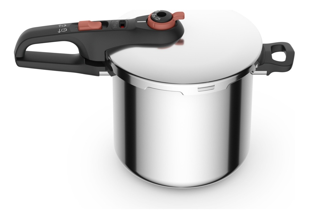 Olla Tefal Express 8 Litros Acero Inoxidable Color Plateado