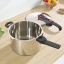 Olla Tefal Express 8 Litros Acero Inoxidable Color Plateado