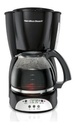 Cafetera Programable Hamilton Beach Negra 12 Tazas 49465r Color Negro