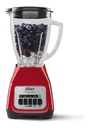 Oster Licuadora De 2 Velocidades Más Pulso Con Vaso De Vidrio Boroclass De 1.5 L 800 W Color Rojo Blstkag-rpb